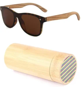 new arrival custom logo sun glasses bambu plastic frame bamboo temple sunglasses uv400 mirror wooden glasses